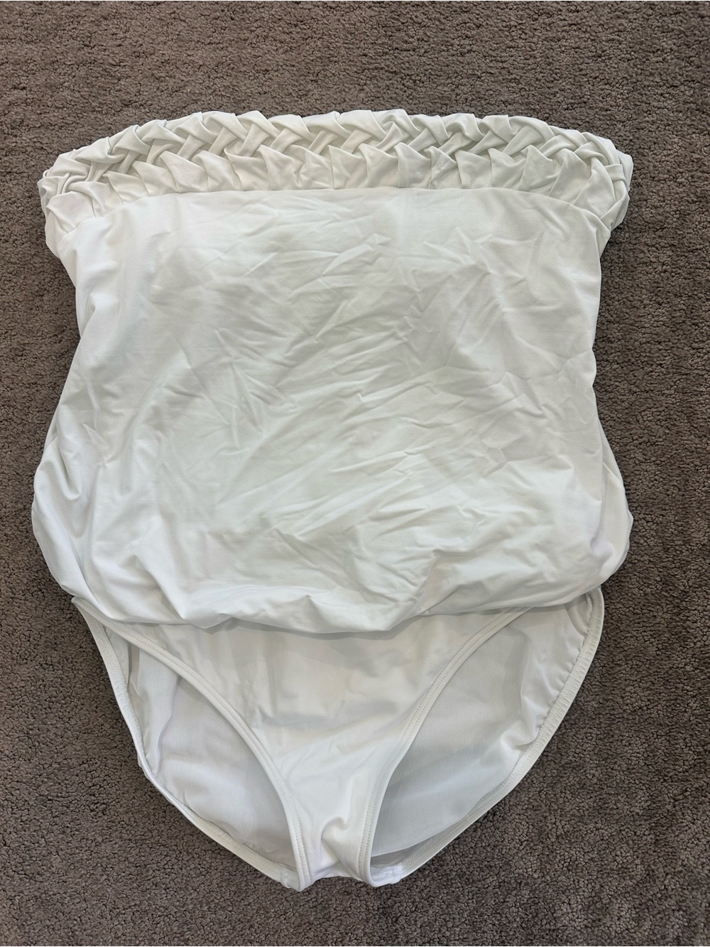Women’s size 14 white lined swimsuit